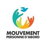 Logo représentant 4 personnages levant les bras vers une collombe. le tout formant une sphère.